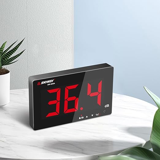 Decibel Meter 30dB-130dB, Wall Mounted Hanging Sound Level Meter - Image 4