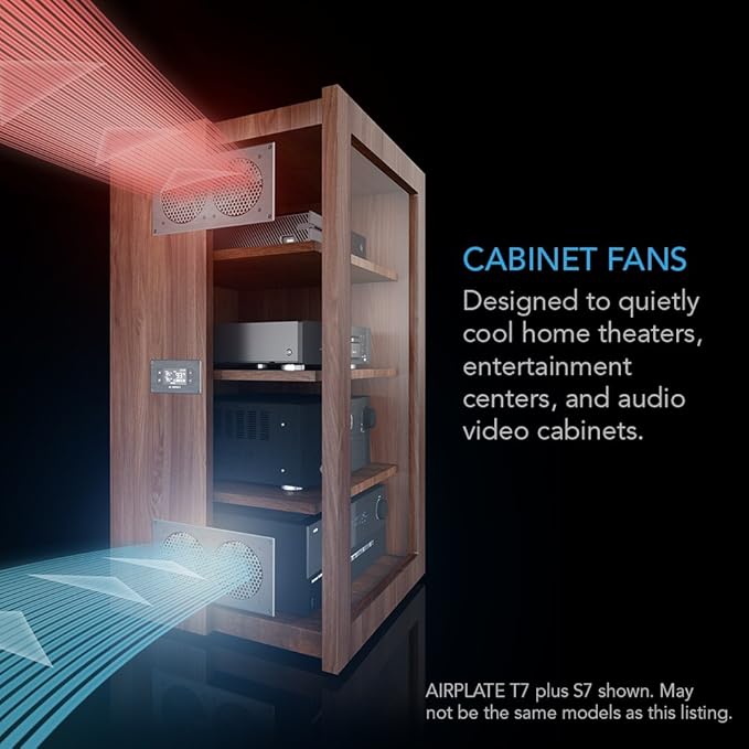 AC Infinity AIRPLATE T3, Quiet Cooling Fan System 6" - Image 2