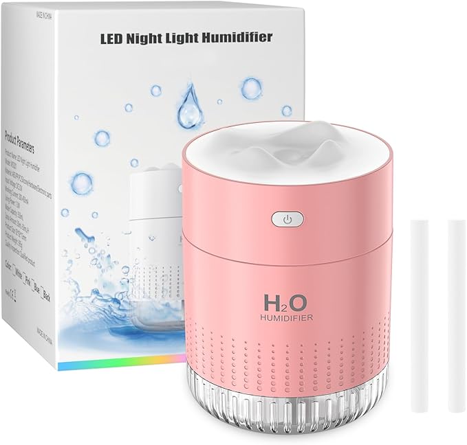 Portable Small Humidifiers for Bedroom Baby, Rechargeable Mini Cool Mist Plant - Image 9