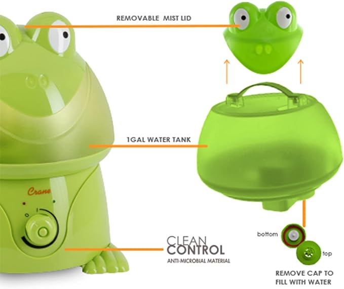 Crane Ultrasonic Cool Mist Animal Humidifier - Image 5