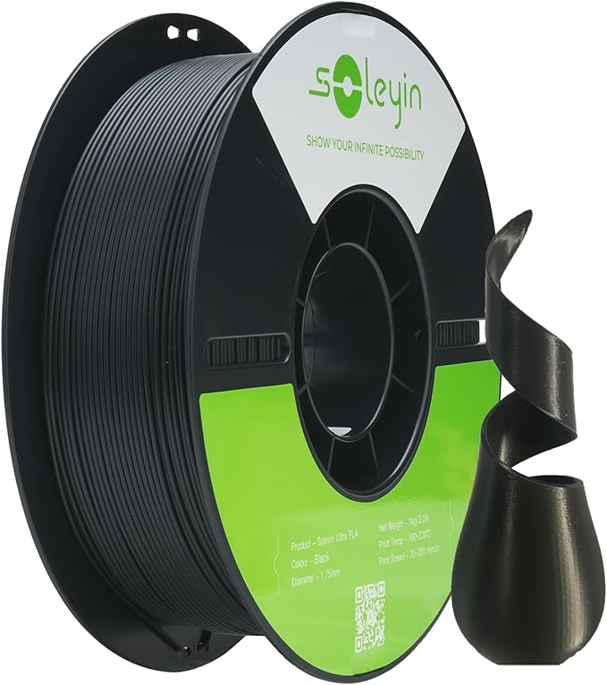 Soleyin Ultra PLA Filament 1.75mm PLA 3D Printer Filament High Speed 30-600mm/s by Skouphy