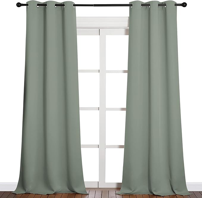 NICETOWN Patio Glass Door Blackout Curtains by NICETOWN
