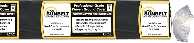 Dewitt 9-Pack Sunbelt Weed Barrier Fabric 3.2 oz, 4 x 300 Feet – Heavy-Duty - Image 2