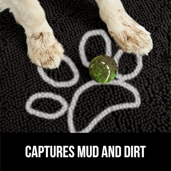 GORILLA GRIP SOAKSTOPPER Dog Door Mat, Machine Washable Rug Absorbent Doormat - Image 3