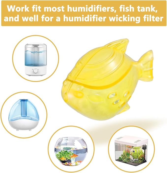 Humidifier Tank Cleaner, Raipoment 10PCS Universal Humidifier filters fish - Image 3