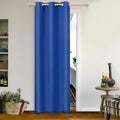 MYSKY HOME Blue Closet Door Curtains 84 Inch Blackout Curtains by MYSKYHOME