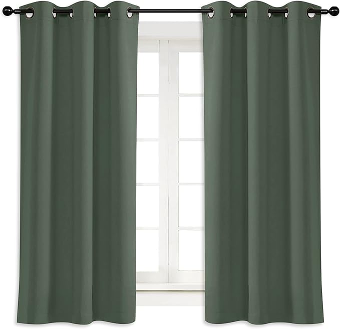 NICETOWN Dark Mallard Blackout Kitchen Drape by NICETOWN