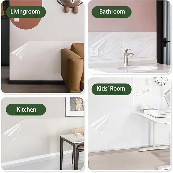 Clear Peel and Stick Wallpaper, Self-Adhesive Wallpaper Wall Protector - Image 7