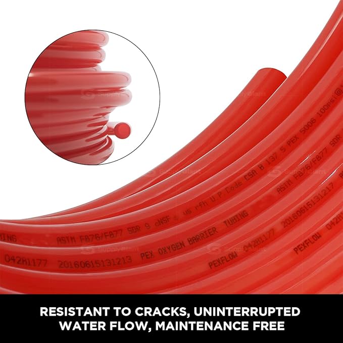 Supply Giant Oxygen Barrier PEX-B Pipe 1 Inch x 100 Feet Coil, Non-Potable - Image 4