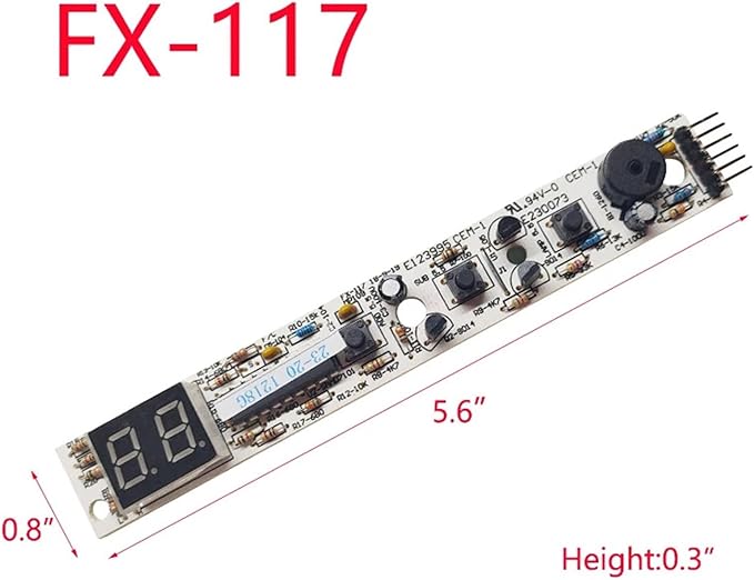 FX-117 Wine Cabinet Accessories Refrigerator Panel Control Key Touch Panel - Image 2