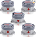 Water Leak Detector 5 Pack, Shackcom Water Alarm 110DB, Waterproof & by Shackcom