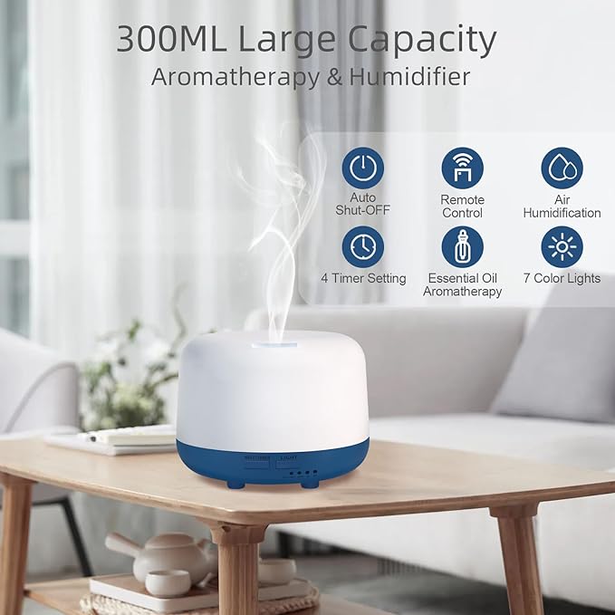 300ML Essential Oil Diffuser - Image 2