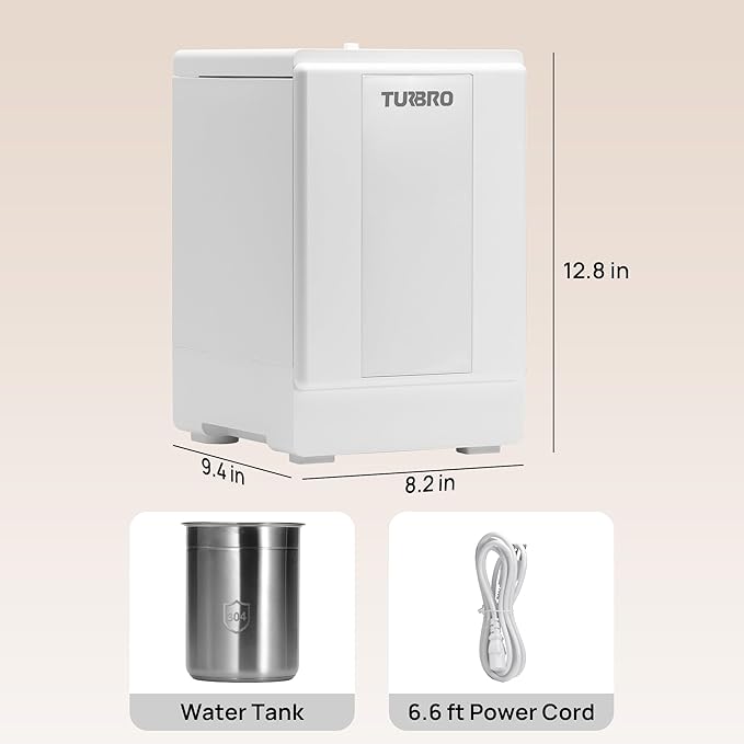 TURBRO 4L/1Gal 304 Stainless Steel Steam Humidifier, Warm Mist Humidifier - Image 7
