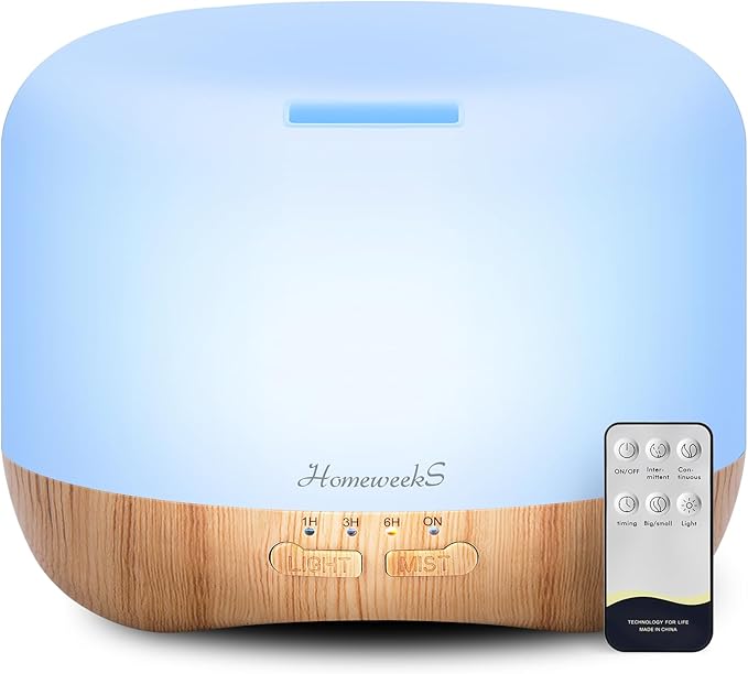 Aromatherapy Essential Oil Diffuser by Homeweeks