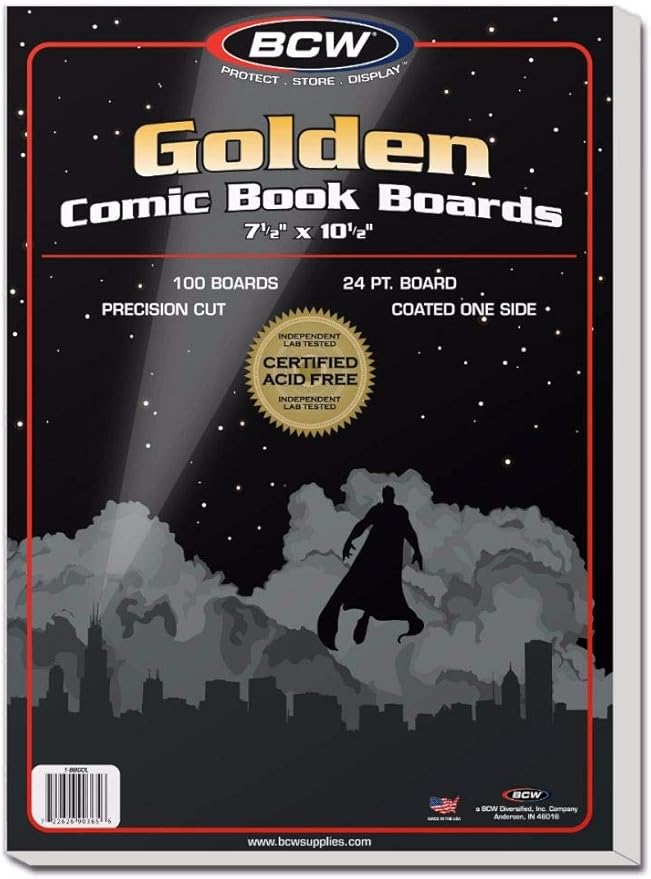 BCW Golden Age Comic Backing Boards by BCW