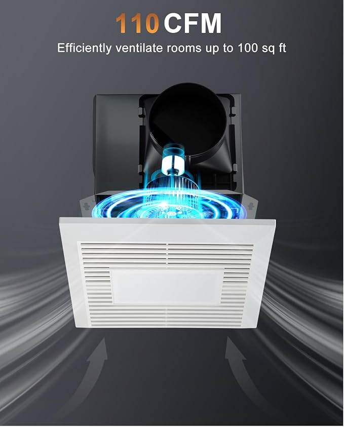 GROWNEER Bathroom Exhaust Fan - Image 3