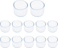 Round Chair Leg Caps, PVC Furniture Feet Covers, TTZEZE Transparent Round Floor by TTZEZE