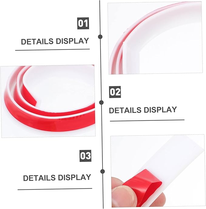 1pc Self-adhesive Shower Room Baffle Strip Bathroom Retaining Strip - Image 5