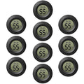 10-Pack Mini Thermometer Hygrometer, Small Digital Electronic Temperature by Rojuna