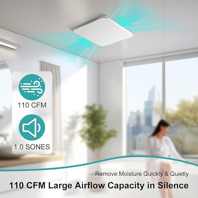 Bathroom Exhaust Fan 110CFM - Image 2