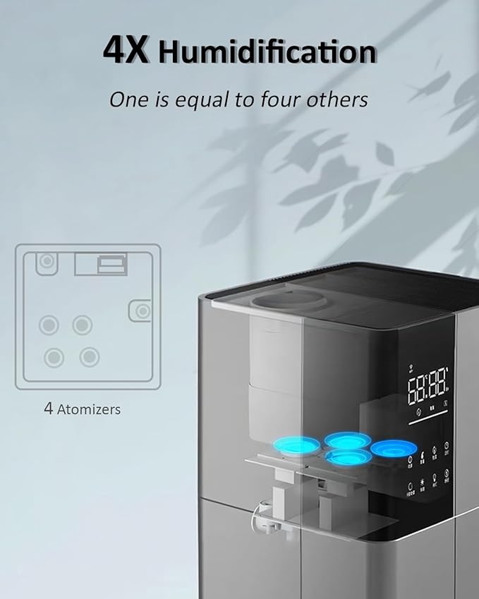 Humidifier Large Room, 26L/6.8Gal Whole House Humidifiers - Image 4
