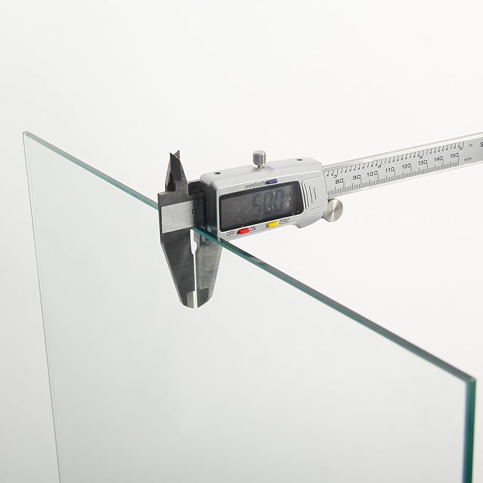 Yoluckea 5 Shelves Glass Display Cabinet - Image 9
