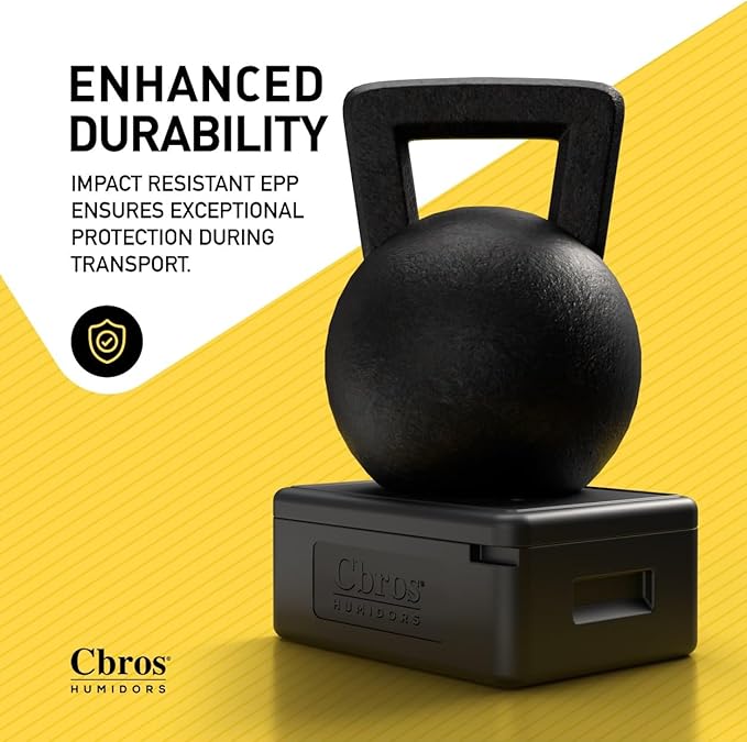 Cbros humidor 69% Two- Way Humidity Control Box Powered by Boveda, Moisture - Image 3