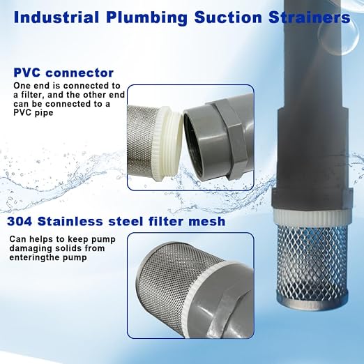 3" Stainless Steel Filter DN80 Suction Strainers Used to Remove Debris and - Image 2