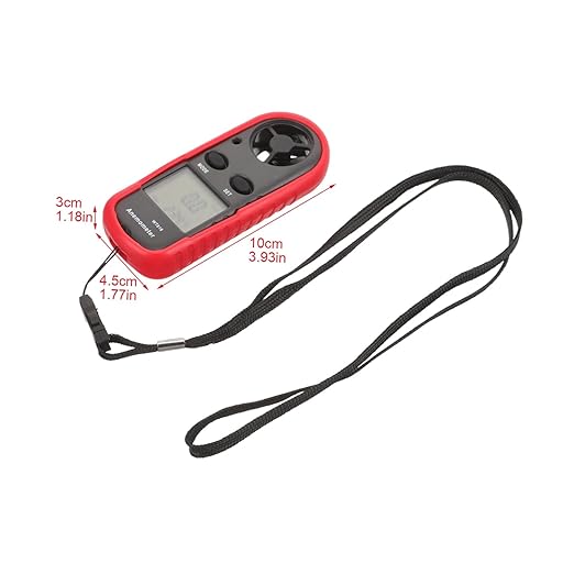Cabilock Mini Digital Handheld Anemometer Air Flow Measurement Wind Air Velocity - Image 2
