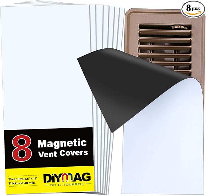 DIYMAG 8Pack Strong Magnetic Vent Covers, Vents Cover by DIYMAG