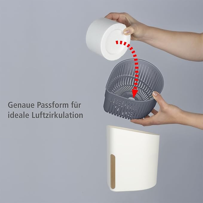 WENKO Portable Dehumidifier Drop Design, Compact and Rechargeable Dehumidifier - Image 4
