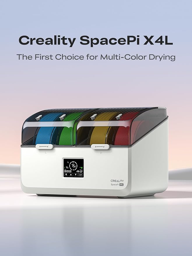 Creality Space Pi X4L Filament Dryer Box, Dual Independent Chambers, 4 Spool - Image 2