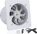 6'' Wall Mounted Exhaust Fan, 460CFM Metal Iron Ventilation Extractor, Silence by ACEDUROBLA