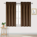 DWCN Brown Blackout Curtains for Bedroom – Rod Pocket Thermal Insulated Energy by DWCN
