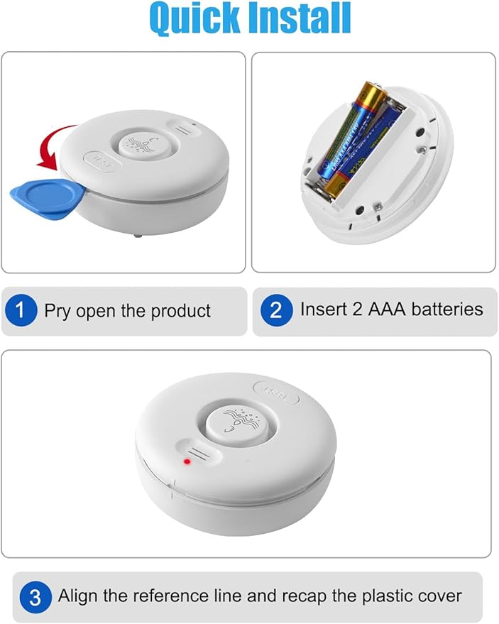 WD71 Water Leak Detector for WiFi Gateway/Hub, 120dB Adjustable Wireless Water - Image 9
