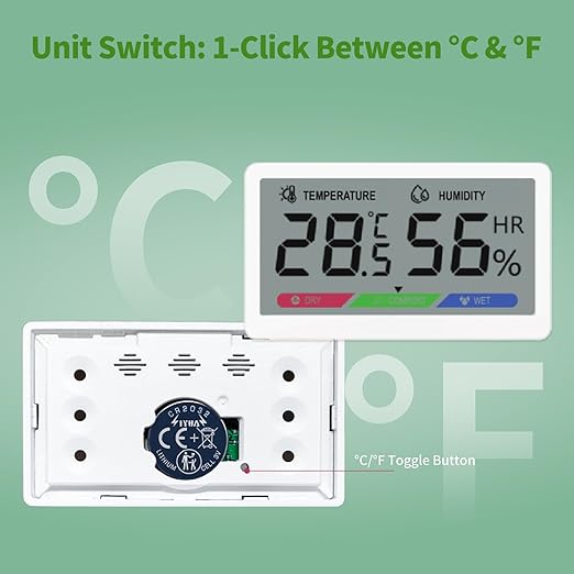 Digital Hygrometer Indoor Thermometer: High Accuracy Room Humidity Monitor - Image 2