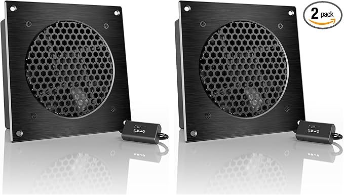 AC Infinity AIRPLATE S3, Quiet Cooling Fan System 6" by ACInfinity