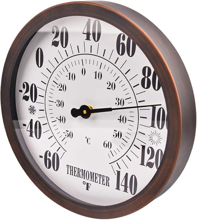12" Large Outdoor Thermometer - Image 4