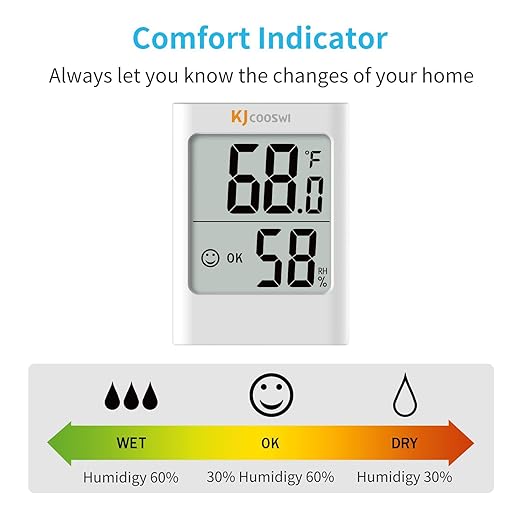 Humidity Gauge, 2 Pack Indoor Thermometer - Image 4