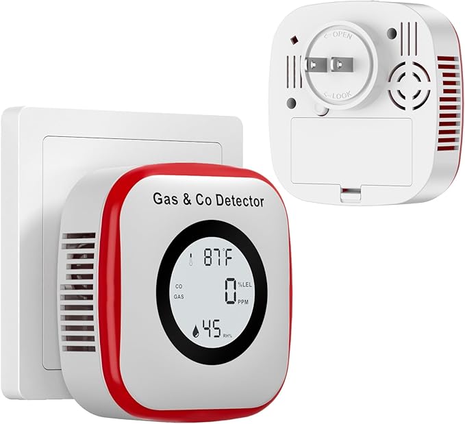 Carbon Monoxide Detectors & Gas Leak Detector, Carbon Monoxide Detectors Plug by NICGOLDetectorsforHomeSafe