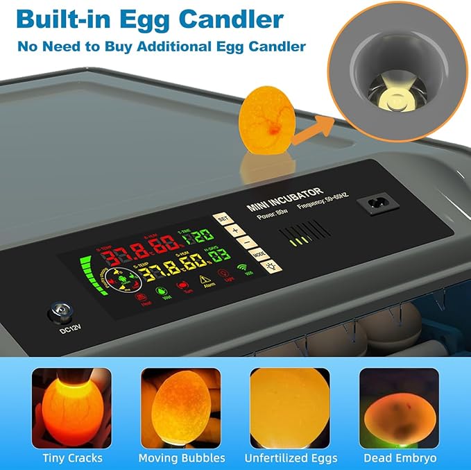 Upgraded Egg Incubator for Hatching Eggs - Image 5