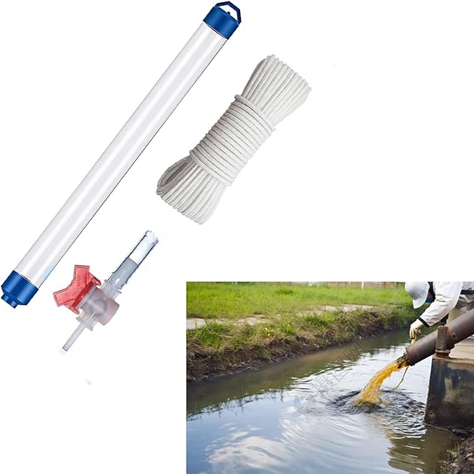 PVC Water Sampling Device, Lake Water Sample Collector 250 500 1000ml by Unknown