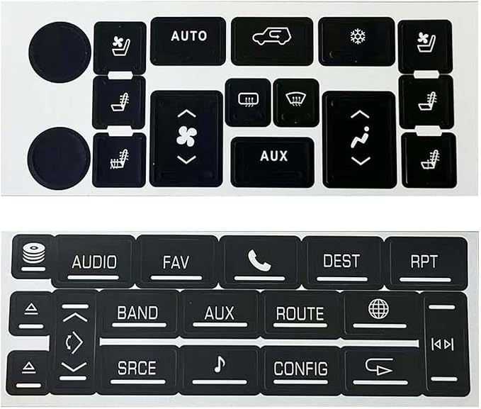 AC & Radio Button Repair Stickers Compatible by NPSNGSJY