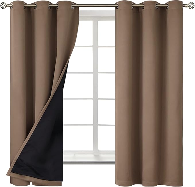 BGment Total Thermal Insulated 100% Blackout Curtains - Image 8