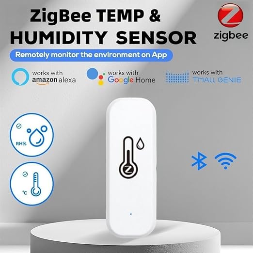 ZigBee Indoor Temperature and Humidity Sensor, Compatible - Image 3