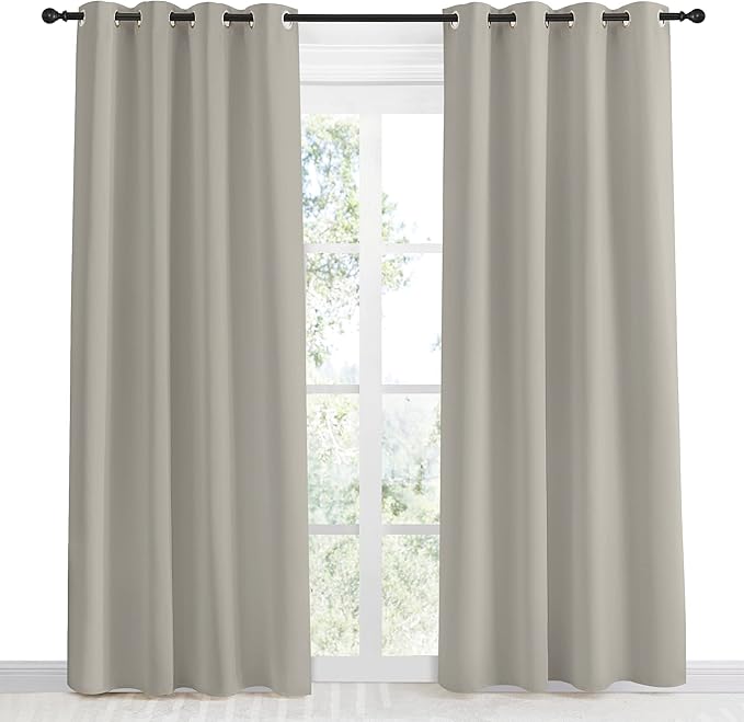 NICETOWN Blackout Natural Curtain - Image 2