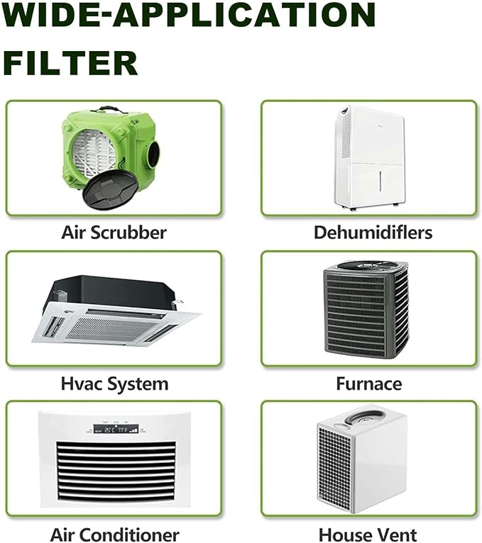 10x10x1 Furnace Air Filters 4 Pack, MERV 8 MPR 600 & FPR 5 Filtering, HVAC Air - Image 5