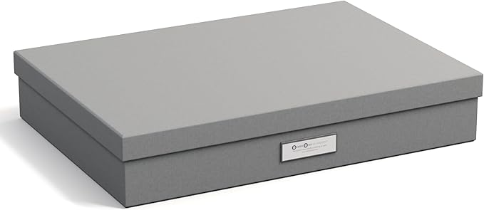 Bigso Sverker Fiberboard Legal and Art Storage Box | Scrapbook Storage Box by Bigso