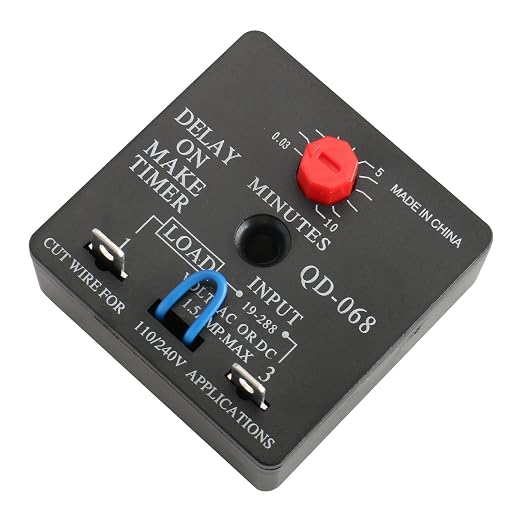 BAOMAIN Delay ON Make Timer QD-068 10 Minutes Adjustable 110/240 VAC time delay - Image 3