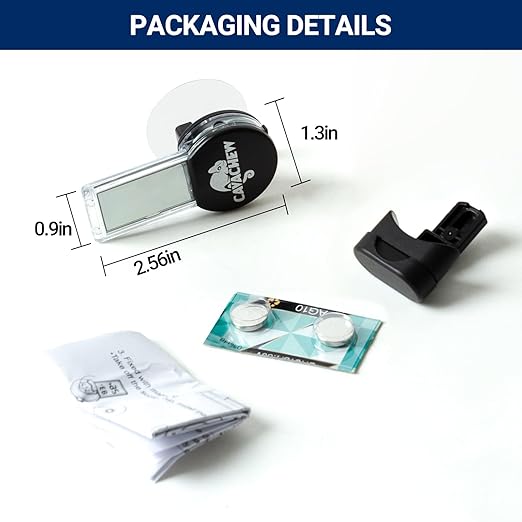 Magnetic Reptile Thermometer and Humidity Gauge, Digital Tank Thermometer - Image 6